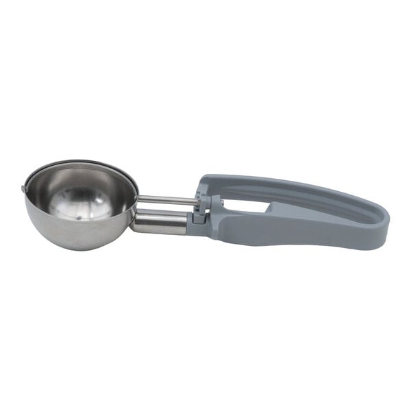 Vollrath 47391 Jacob's Pride® #8 Gray Squeeze Handle Disher - 3.7 oz.