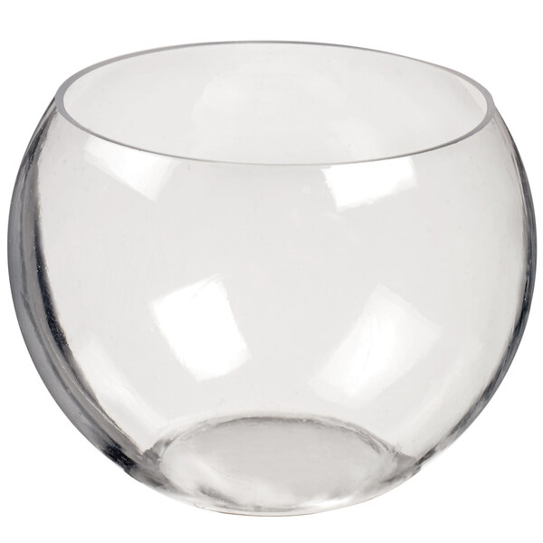 A clear plastic dish with a clear bottom.