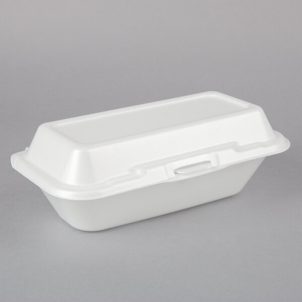 styrofoam hot dog containers