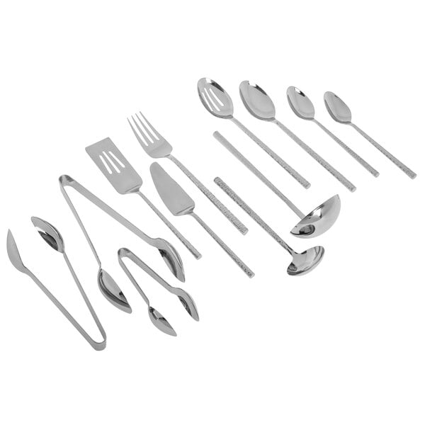 Carlisle Terra stainless steel tongs with a white background.