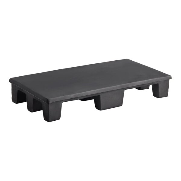 Regency 36" x 18" x 6" Black Plastic End Cap / Display Merchandiser - 1000 lb. Capacity