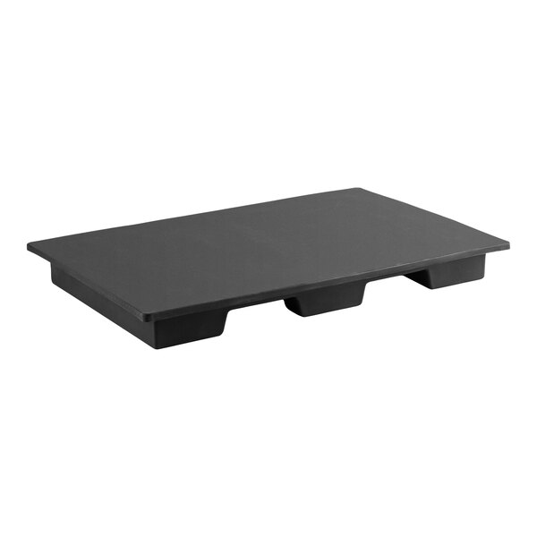 Regency 58" x 37" x 6" Black Plastic End Cap / Spot Merchandiser - 5000 lb. Capacity