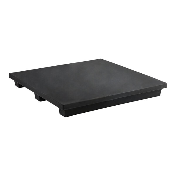 Regency 50" x 50" x 6" Black Plastic Display Base / Spot Merchandiser - 2000 lb. Capacity