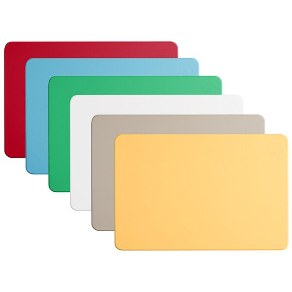 color coded cutting boards