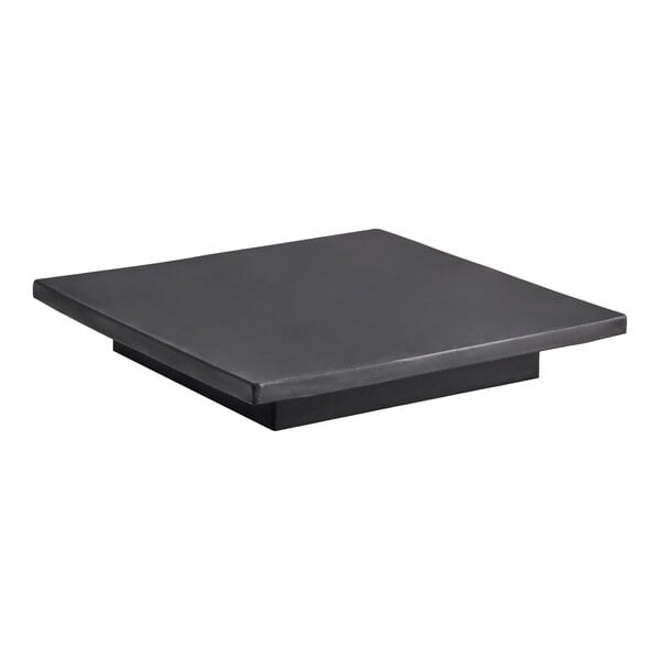 Regency 24" x 24" x 4" Black Plastic Spot Merchandiser - 750 lb. Capacity