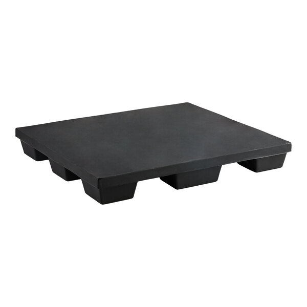 Regency 48" x 42" x 6" Black Plastic End Cap / Spot Merchandiser - 2000 lb. Capacity
