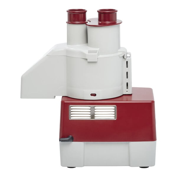 Robot Coupe R2NCLR Combination Food Processor with 3 Qt. / 3 Liter Clear Bowl, Continuous Feed & 2 Discs - 1 hp