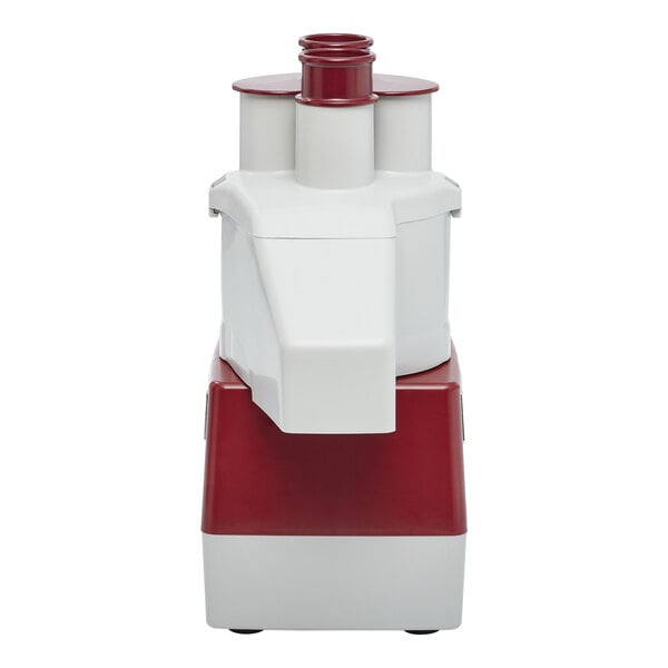 Robot Coupe R2NCLR Combination Food Processor with 3 Qt. / 3 Liter Clear Bowl, Continuous Feed & 2 Discs - 1 hp