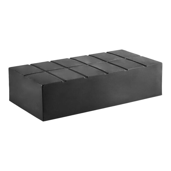 Regency 48" x 24" x 12" Black Plastic End Cap / Spot Merchandiser - 1500 lb. Capacity