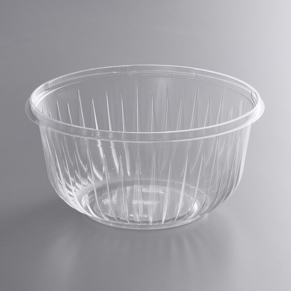 Clear 48 oz. Large Round Bowl with Clear Dome Lid