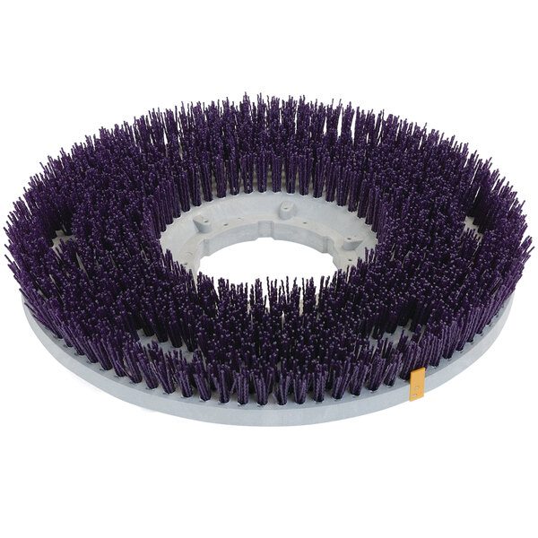Carlisle 361100G605N StrataGrit 11" Purple Nylon Rotary Stripping Brush