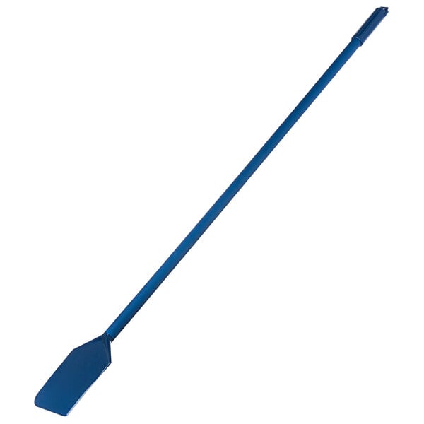 A blue paddle with a nylon blade and polypropylene handle.