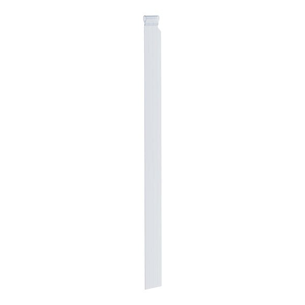 A clear, reinforced plastic replacement door strip measuring 6 inches by 80 inches.