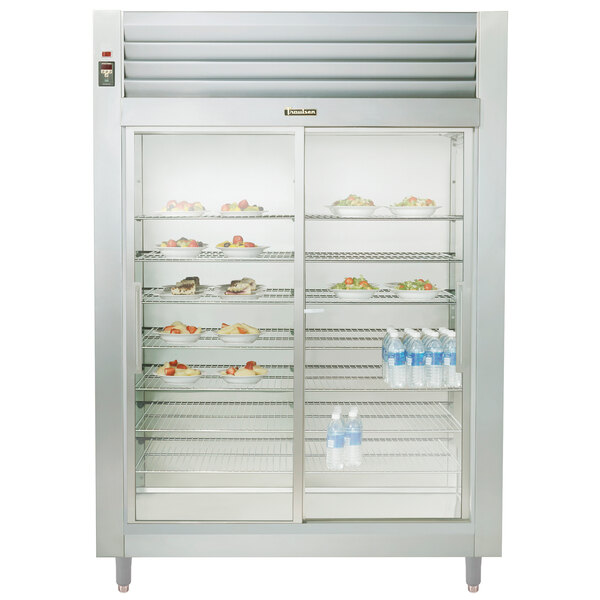 Traulsen Rht232wut Fsl 58 Stainless, Sliding Glass Door Reach In Refrigerator