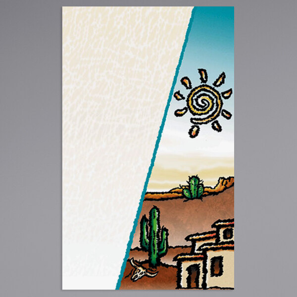 a cactus and a house in the desert