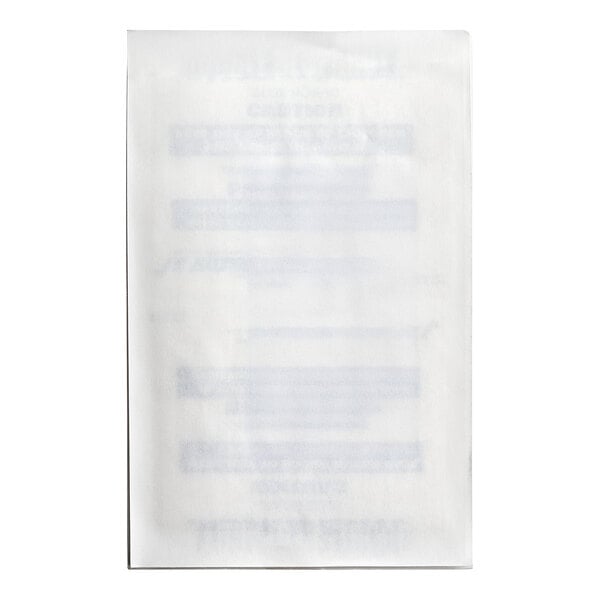 A white rectangular paper with blue and black text.