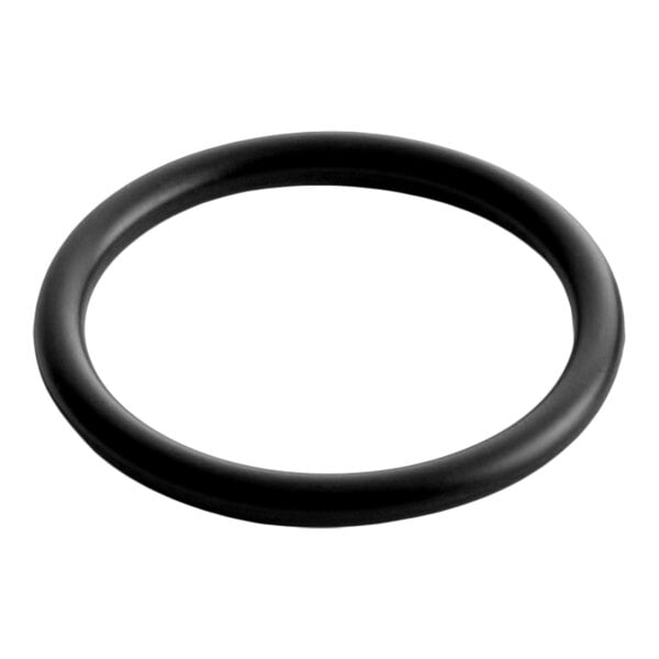 A black circular rubber-like ring with a smooth surface, shown against a white background.