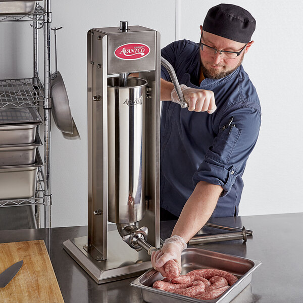 Manual Meat Grinder Maker Commercial Sausage Stuffer Meat Chopper