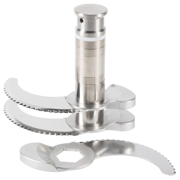 A Robot Coupe Coarse Serrated 3 Blade Assembly with a metal blade.