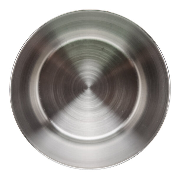 An American Metalcraft stainless steel French fry cup with a satin finish.