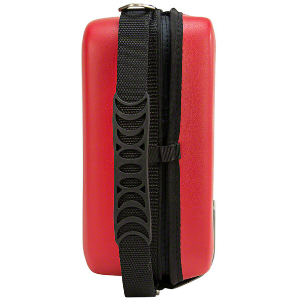 A red and black Philips small soft case for HeartStart FR3 AEDs.
