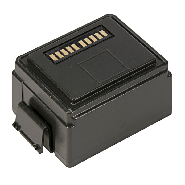 A black rectangular Philips 3-year aviation battery case with four small buttons.