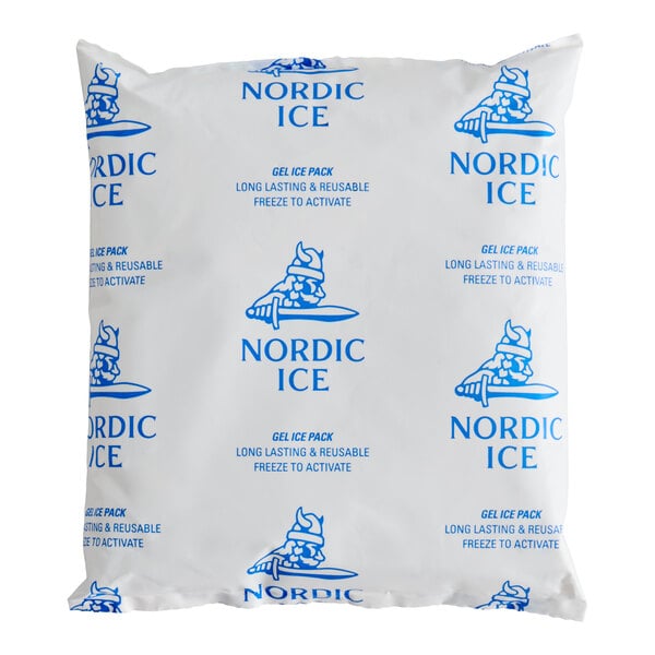Nordic NI16 16 oz. 6 1/2" x 5 1/2" x 1" Gel Cold Pack - 36/Case