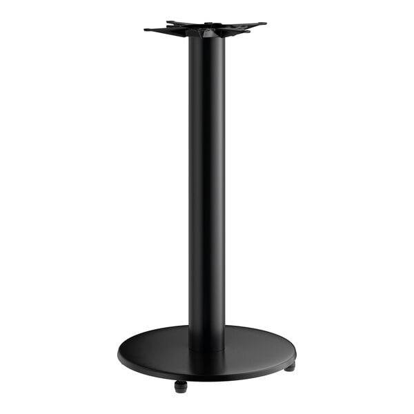 Lancaster Table & Seating Cast Iron 22" Bar Height Table Base with FLAT Tech Equalizer Table Levelers