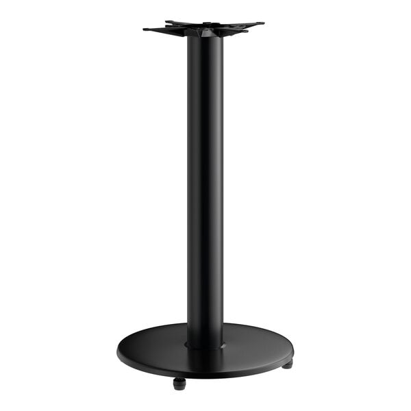 Lancaster Table & Seating Cast Iron 22" Bar Height Table Base with FLAT Tech Equalizer Table Levelers