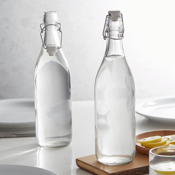 Anchor Hocking 11937 34 oz. Oil & Vinegar Cruet / Water Bottle with