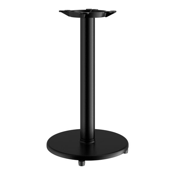 Lancaster Table & Seating Cast Iron 17" Standard Height Table Base with Self-Leveling Feet