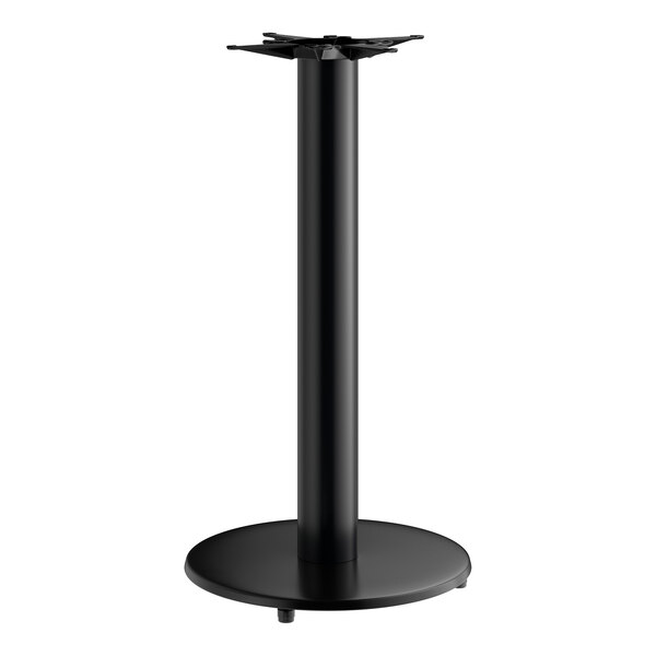 Lancaster Table & Seating Cast Iron 22" Bar Height Table Base with Self-Leveling Feet and 18" Spider