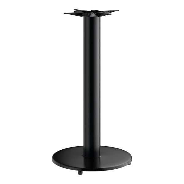 Lancaster Table & Seating Cast Iron 22" Bar Height Table Base with Self-Leveling Feet and 18" Spider