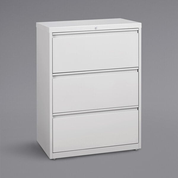 white horizontal file cabinet