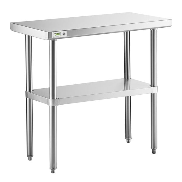 Regency 18 X 36 16 Gauge 304 Stainless Steel Commercial Work 16 Gauge 304 Stainless Steel Commercial