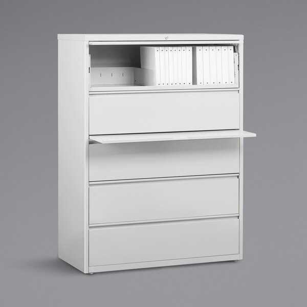 Hirsh Industries 23707 Hl8000 Series White Five Drawer Lateral