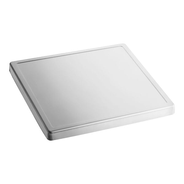 The white square lid of an AvaWeigh PC10 compact digital portion control scale.