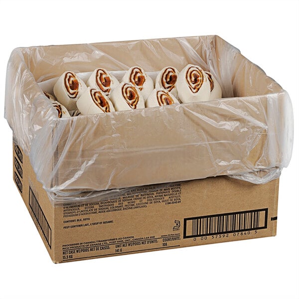 Rich S Cinnamon Roll Dough 2 25 Oz 1 Case Webstaurantstore