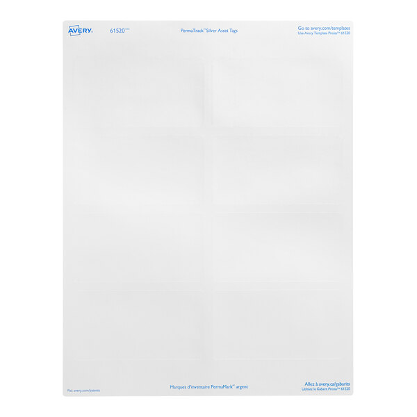 A white sheet of paper with many white squares and blue text.