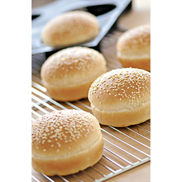 Sasa Demarle Flexipan® SF-00112 Silicone Roll & Bun Mold (15
