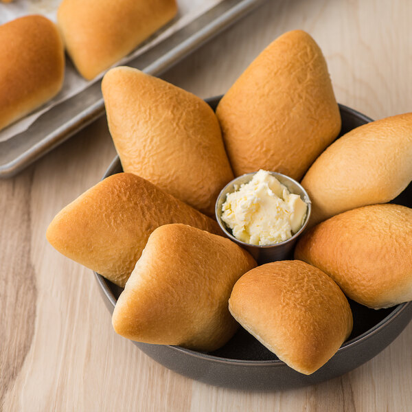 Rich's 2.25 oz. Simply Sweet Yeasty Diamond Dinner Roll Dough 180/Case