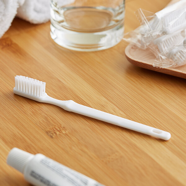 individually wrapped toothbrushes with toothpaste