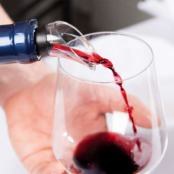 Vacu Vin 0649360P Stainless Steel Wine Saver Vacuum Pump Set with 2