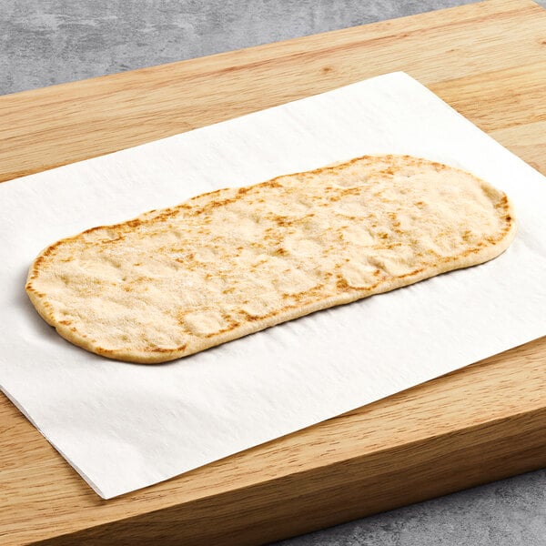 Rich's 12" x 5" Par-Baked Oval Flatbread Crust - 48/Case