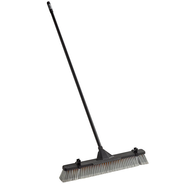 Rubbermaid 2040046 24" Plastic Push Broom with Flagged PET