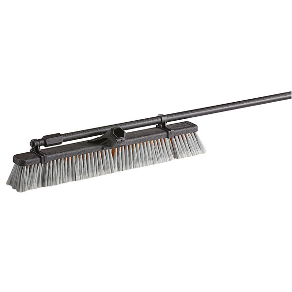 Rubbermaid 2040046 24" Plastic Push Broom with Flagged PET