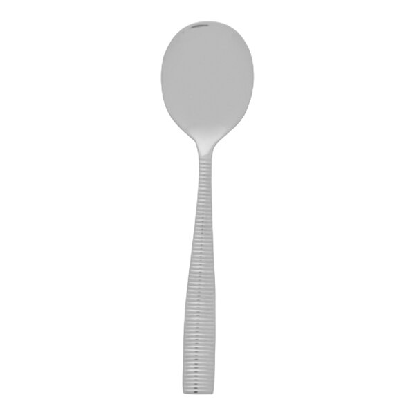 Fortessa 1.5.103.00.003 Ringo 6 13/16" 18/10 Stainless Steel Extra Heavy Weight Bouillon Spoon - 12/Case