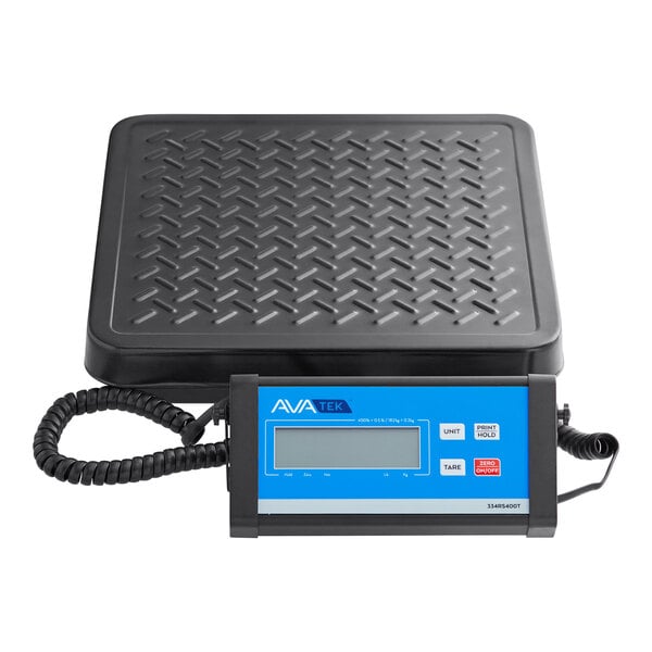 A digital treaded receiving scale with a remote display.