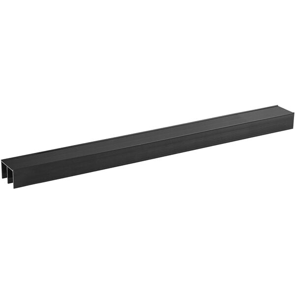 A black metal bar for the top door channel of an Avantco GDS33 Series refrigerator on a white background.