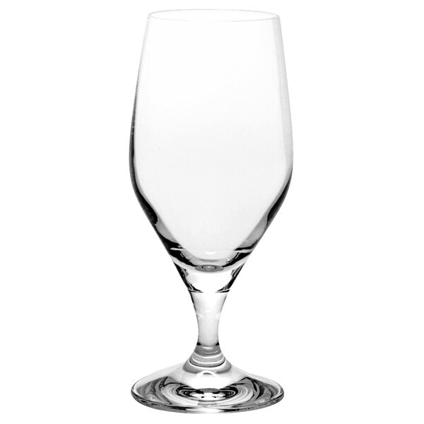 A Schott Zwiesel Classico water goblet with a white background.